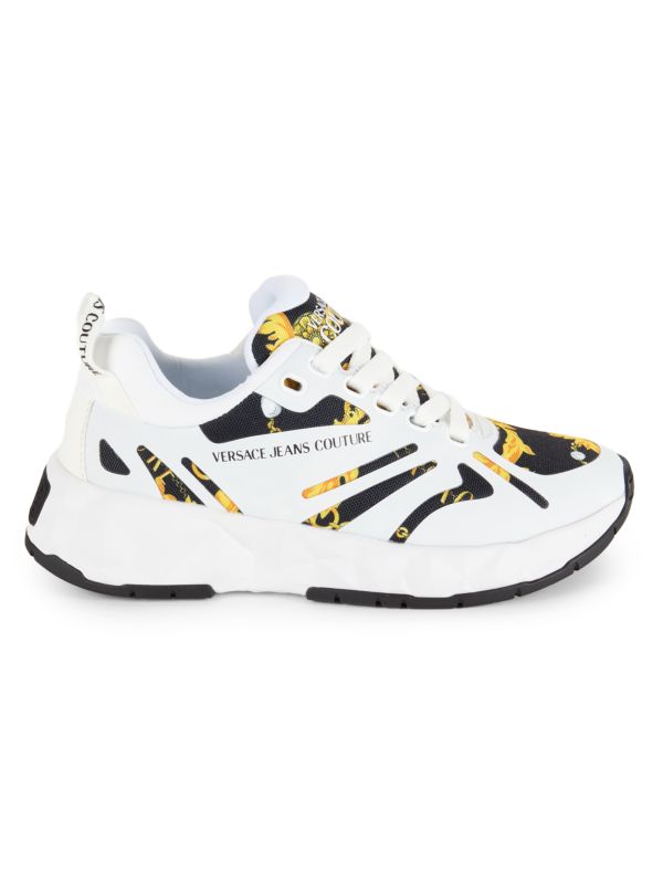 Baroque Print Low Top Sneakers Versace Jeans Couture