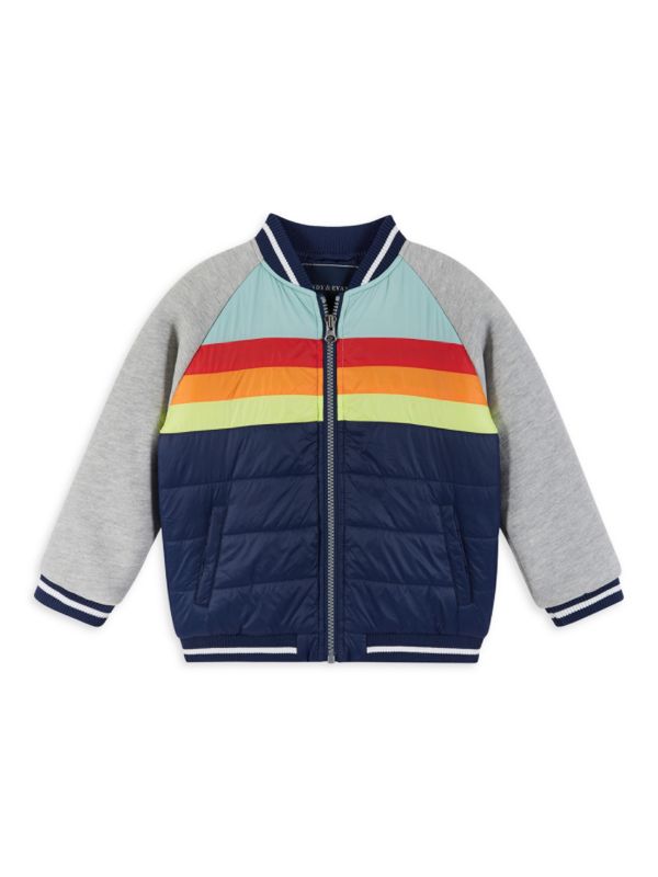 Little Boy's & Boy's Puffer Bomber Jacket Andy & Evan