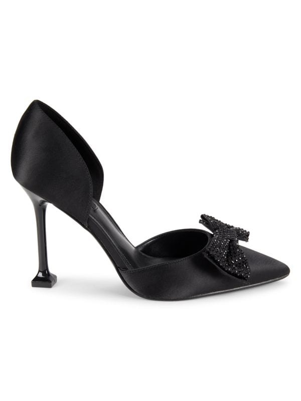 Fannie Rhinestone Bow Pumps Nine West