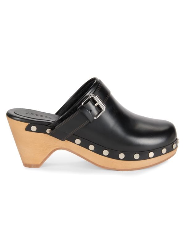 Titya Leather Clog Style Sandals Isabel Marant