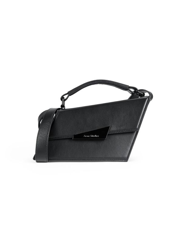 Mini Distortion Leather Crossbody Bag Acne Studios