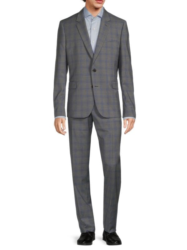 Tailored Fit Checked Suit Paul Smith