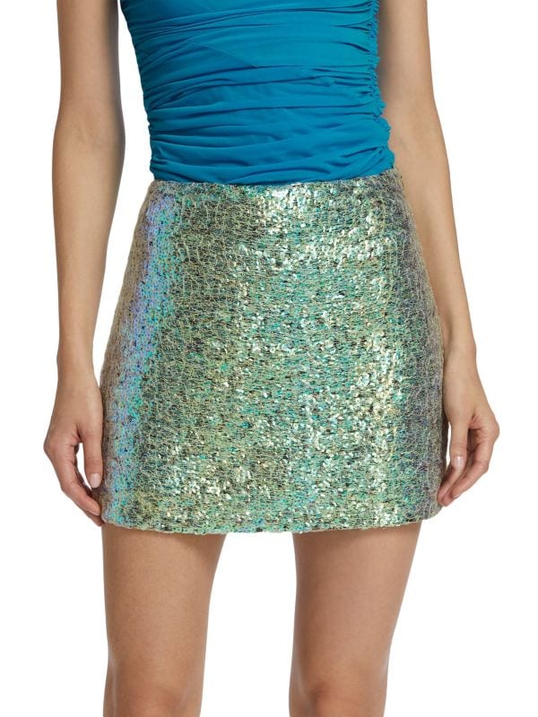 Sequin Miniskirt Helmut Lang