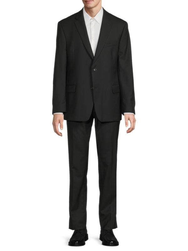 Wool Blend Suit Saks Fifth Avenue