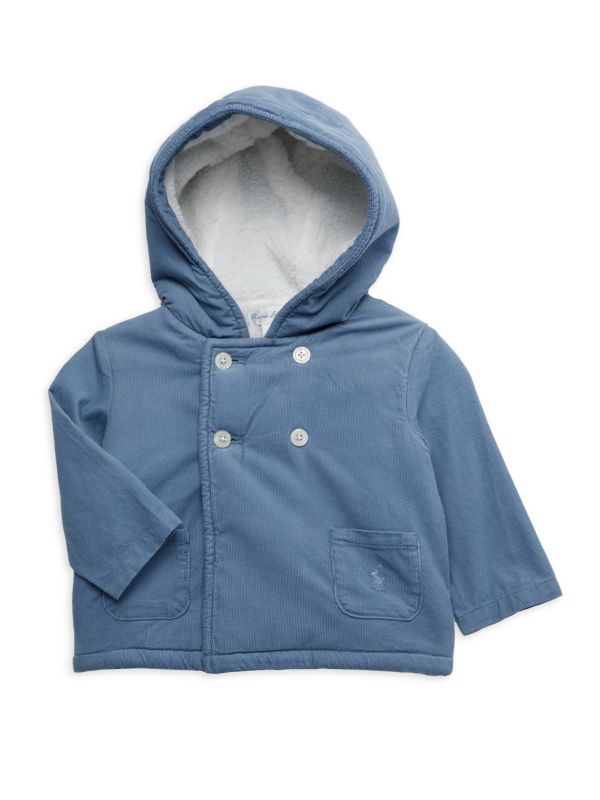 Baby Boy's Faux Shearling Lined Hoodie Ralph Lauren