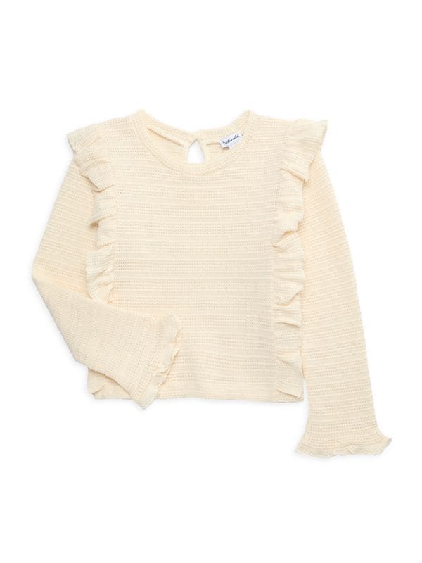 Girl's Sardina Textured Knit Top Splendid