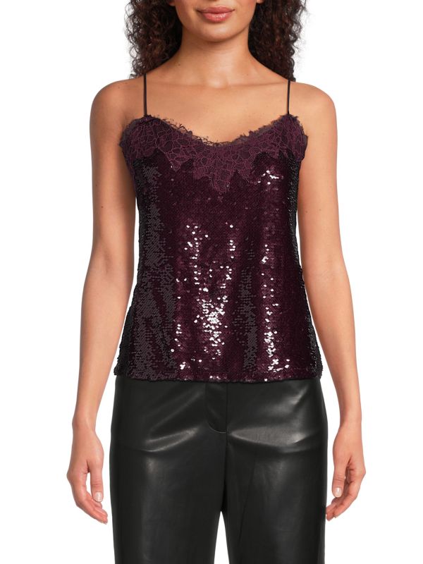 Arlene Sequin Cami Top Simkhai