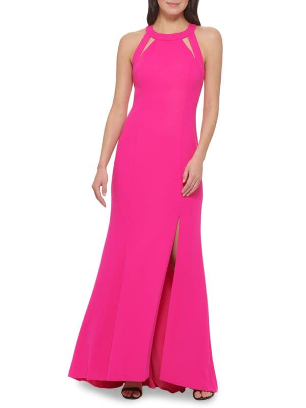 Front Slit A-Line Gown Vince Camuto