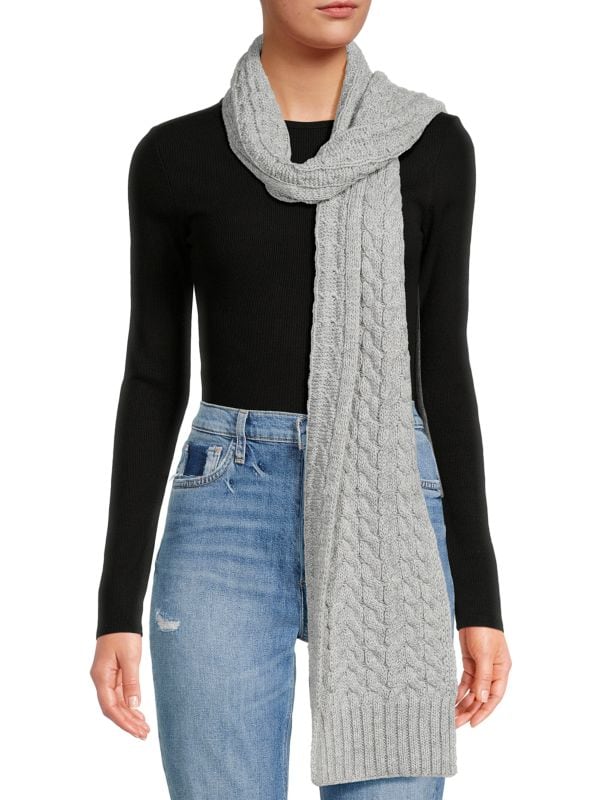 Wishbone Cable Knit Scarf Cole Haan