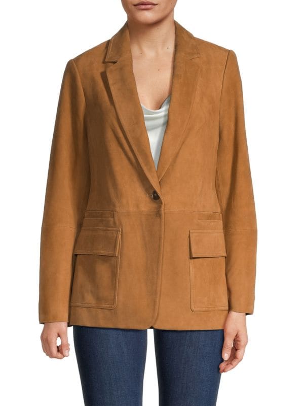 Brenna Suede Blazer Kobi Halperin