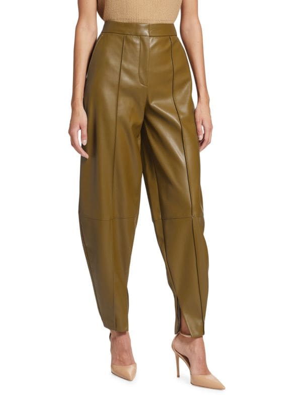 Illio Faux Leather Pants Ronny Kobo