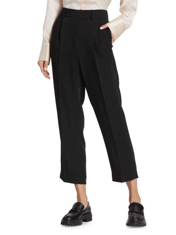 Tapered Cropped Pull On Pants Vince