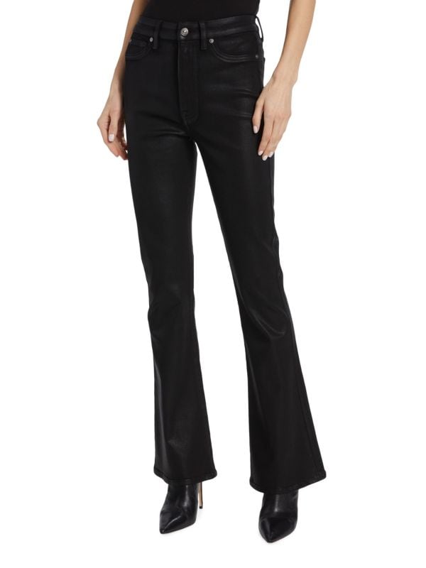 Coated Skinny Bootcut Pants 7 For All Mankind