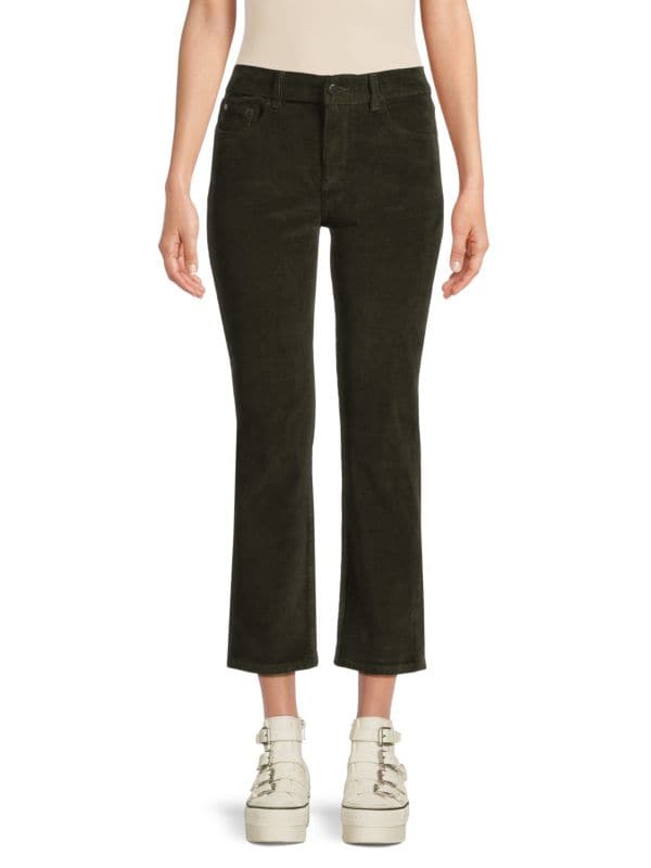 Mara Corduroy Straight Cropped Pants Dl1961