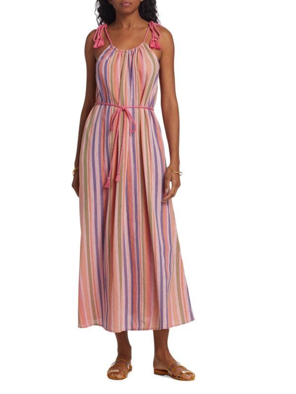 Esme Striped Maxi Dress Xirena