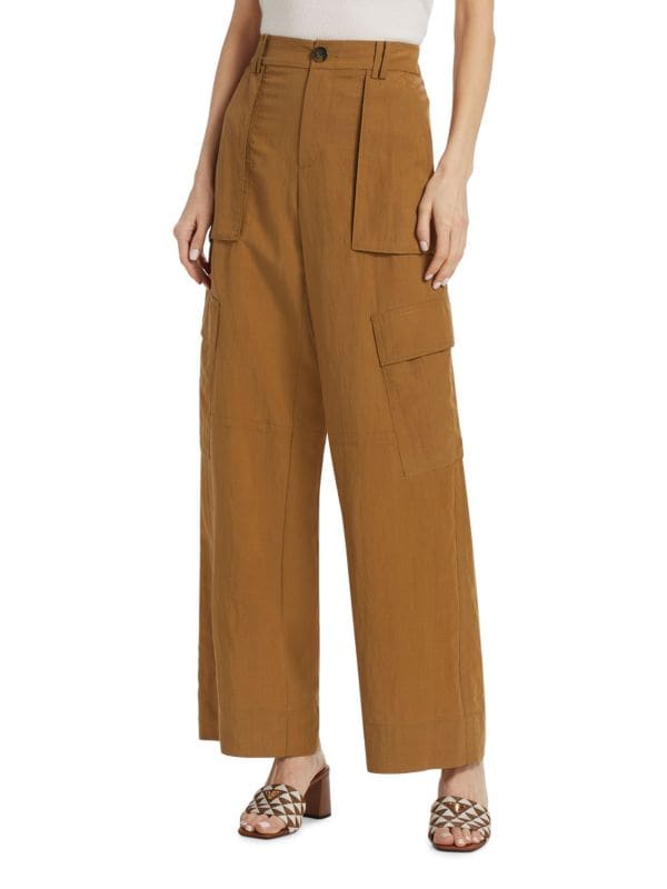 Wide-Leg Cargo Trousers Vince