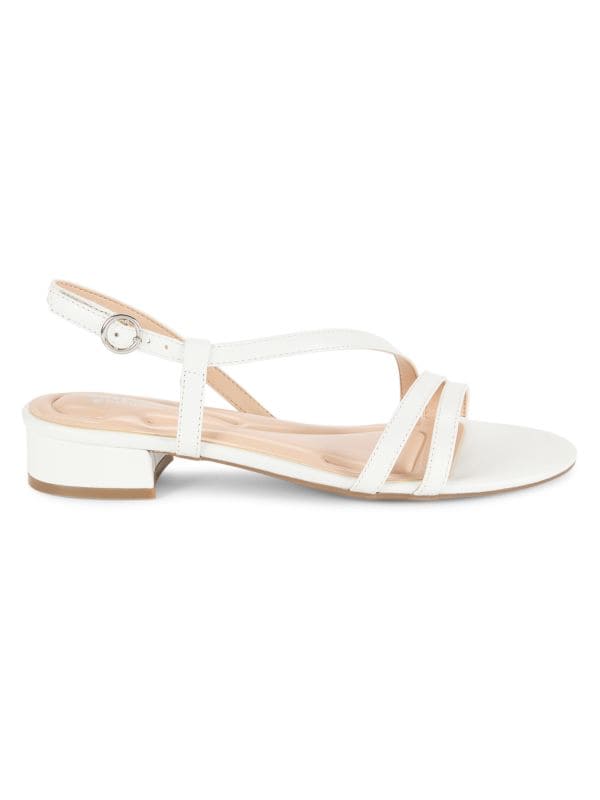 Seglenni Leather Open Toe Strappy Sandals Easy Spirit