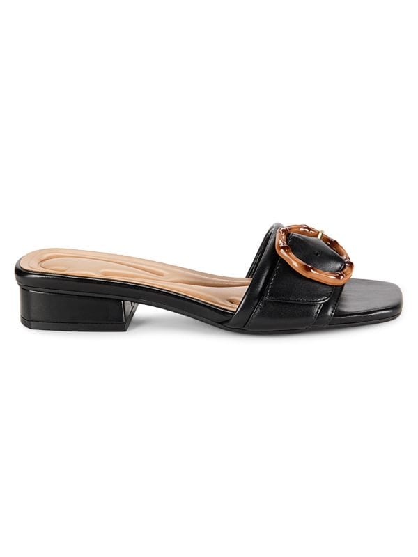 Segatlin Open Toe Leather Sandals Easy Spirit