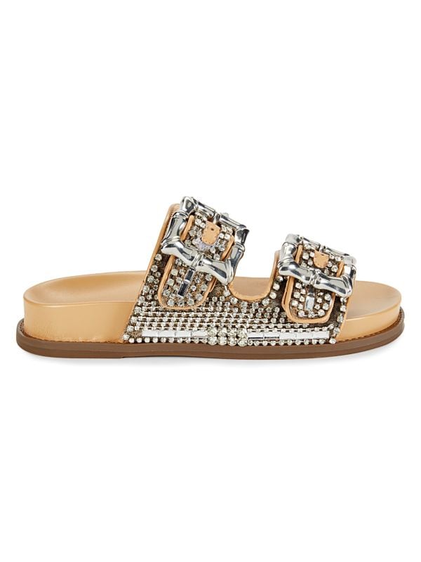 Enola Shine Sporty Embellished Sandals Schutz