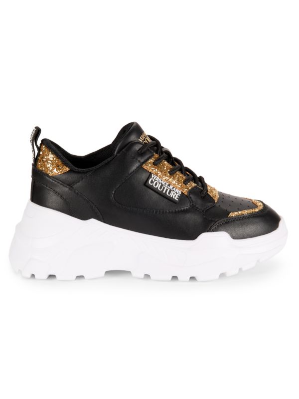 Shimmer Low Top Chunky Sneakers Versace Jeans Couture