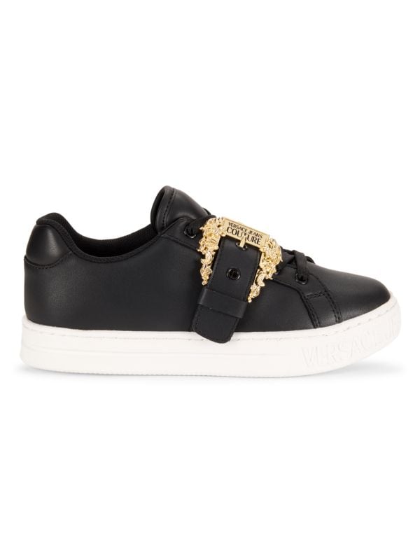 Logo Buckle Platform Sneakers Versace Jeans Couture