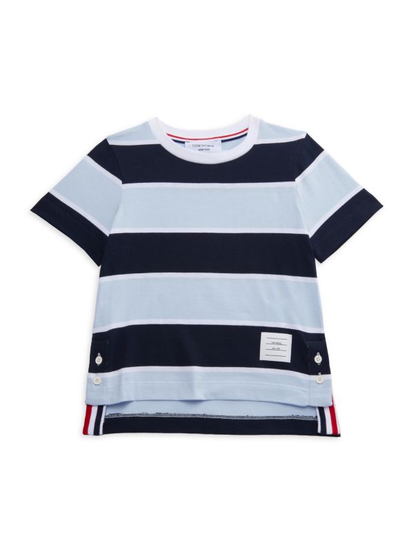 Little Boy's & Boy's Striped Tee Thom Browne