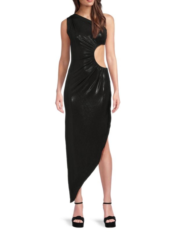 One Shoulder Cutout Maxi Dress Norma Kamali