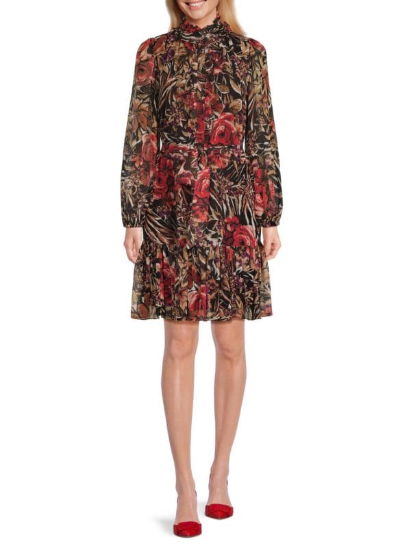 Sami Floral Belted Mini Dress Kobi Halperin