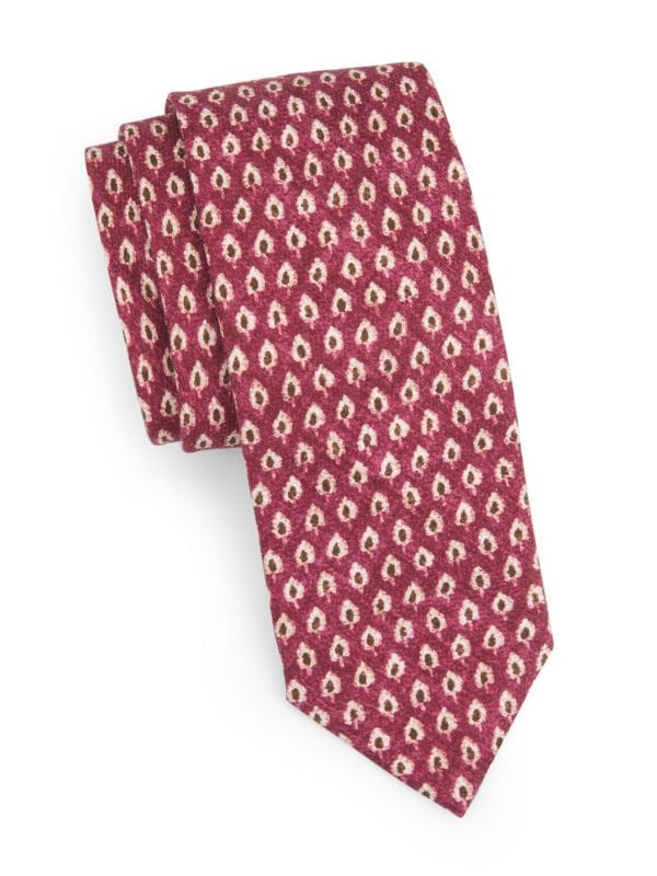 Tree Print Silk Tie Saks Fifth Avenue