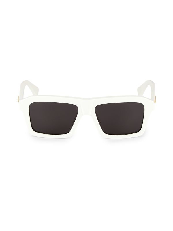 55MM Rectangle Sunglasses Bottega Veneta