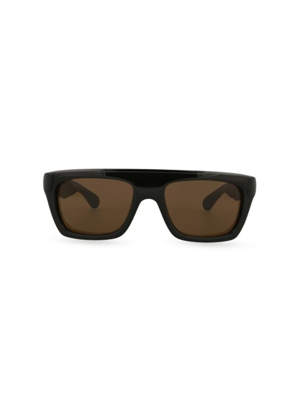 54MM Rectangle Sunglasses Bottega Veneta