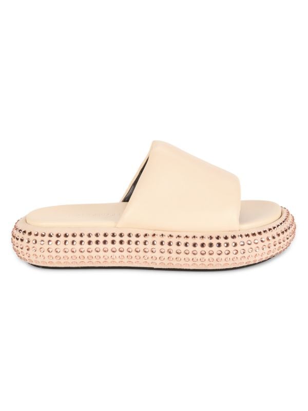 Embellished Leather & Suede Platform Sandals JW Anderson