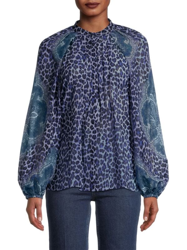 Carla Bell Sleeve Chiffon Blouse Kobi Halperin