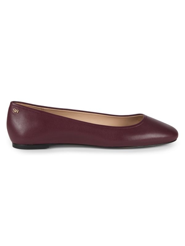 Nadine Leather Flats Stuart Weitzman