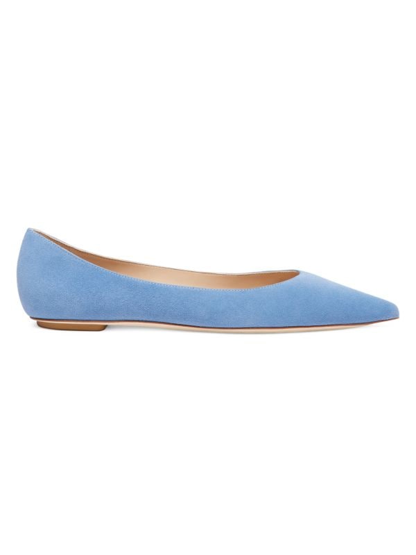 ​Emilia Suede Flat Pumps Stuart Weitzman