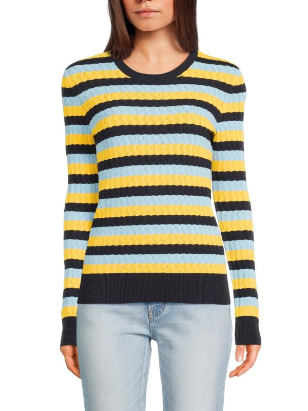 Striped Crewneck Sweater Jason Wu