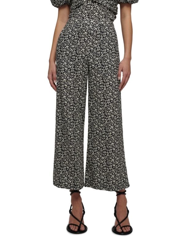 Moad Linen Blend Wide Leg Pants Derek Lam