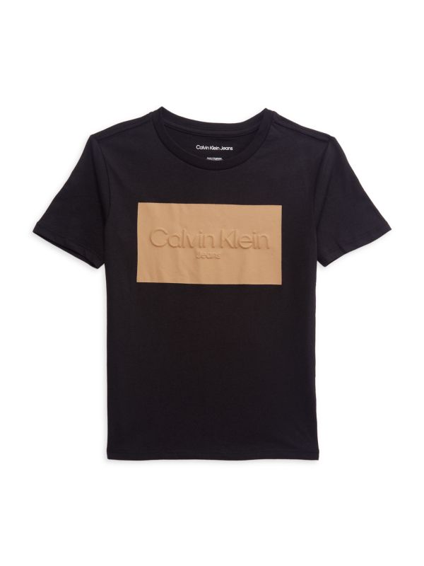 Little Boy's Contrast Logo Tee Calvin Klein