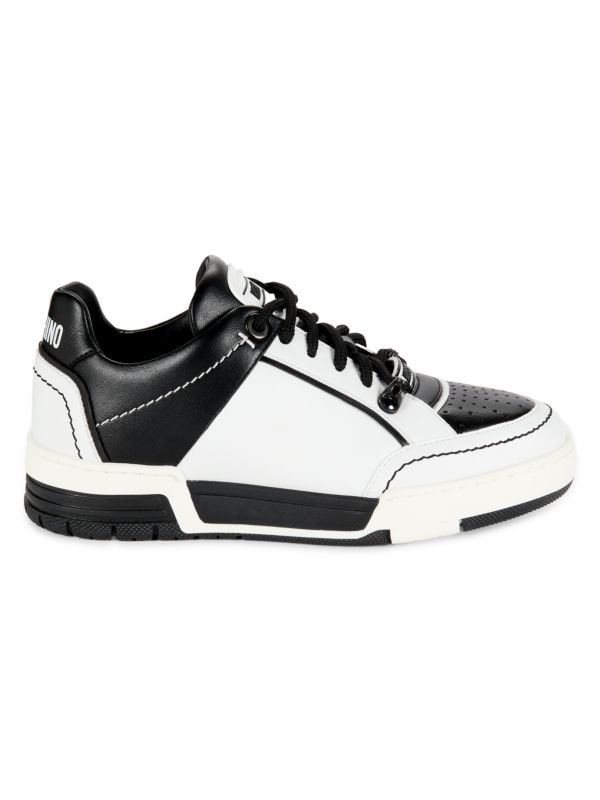 Low Top Two Tone Sneakers Moschino