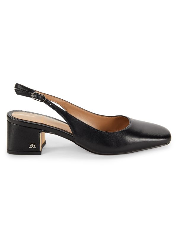 Terra 51MM Leather Slingback Pumps Sam Edelman