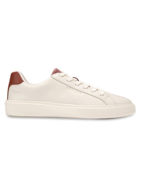 Grand Crosscourt Leather Low Top Sneakers Cole Haan