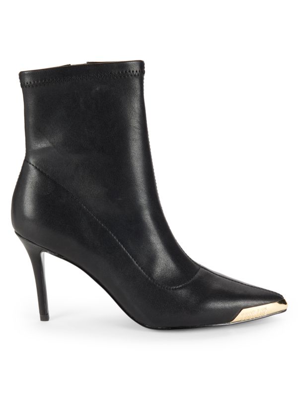 Pointed Cap Toe Stiletto Ankle Boots Versace Jeans Couture