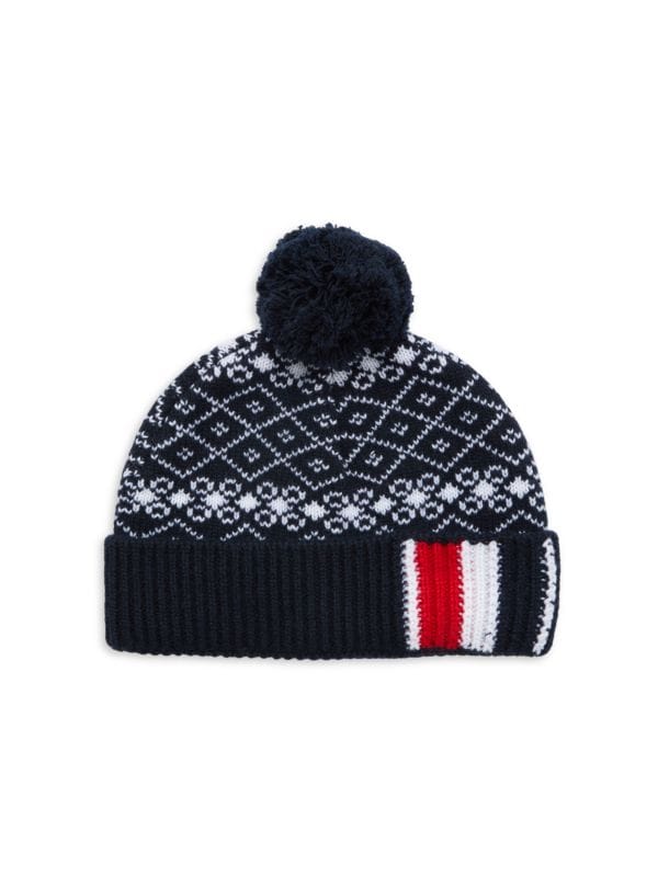 Fair Isle Cashmere Beanie Thom Browne