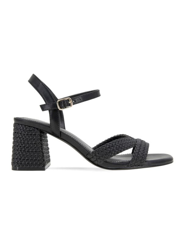 Dahlia Braided Block Heel Sandals BCBGeneration