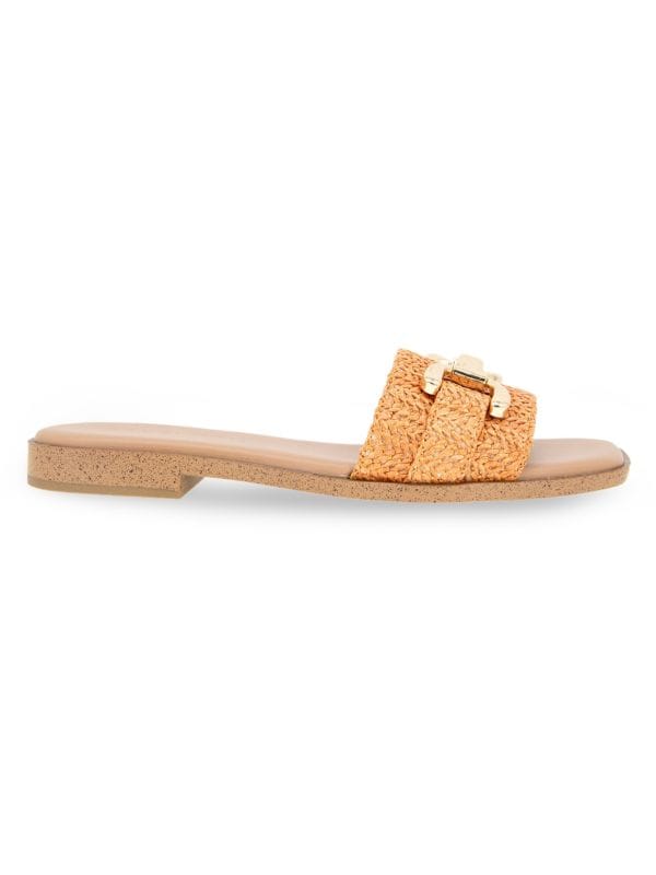 Lorma Raffia Bit Flat Sandals BCBGeneration