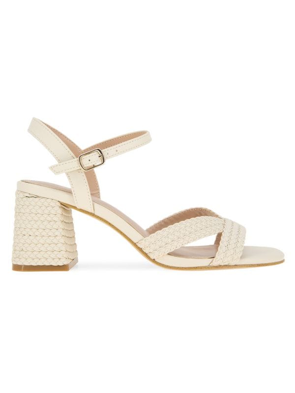 Dahlia Braided Block Heel Sandals BCBGeneration