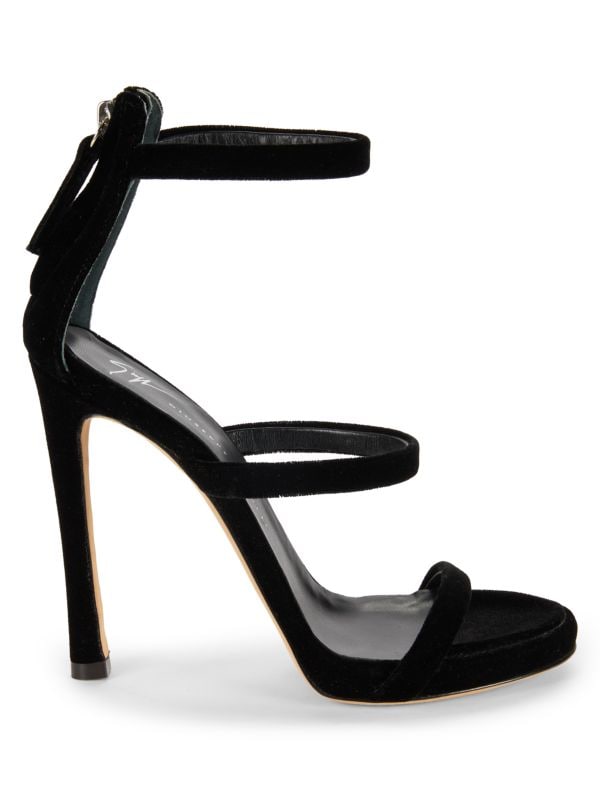 Strappy velvet Sandals Giuseppe Zanotti