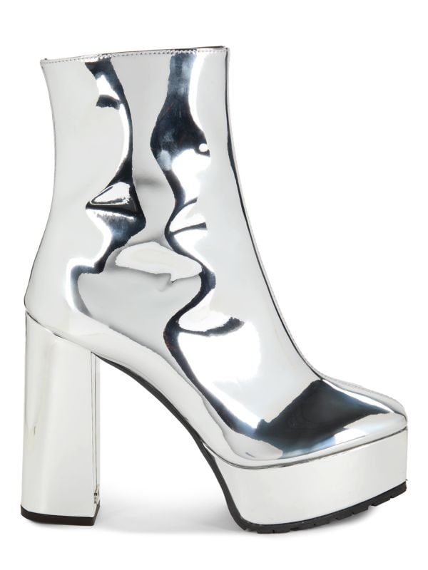 Vichingo Block Heel Platform Patent Leather Ankle Boots Giuseppe Zanotti