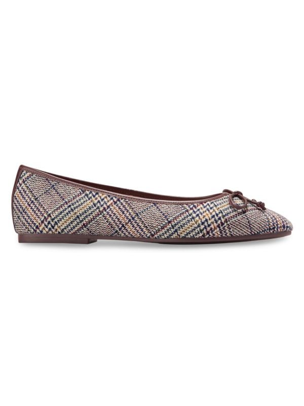 Yara Plaid Ballet Flats Cole Haan