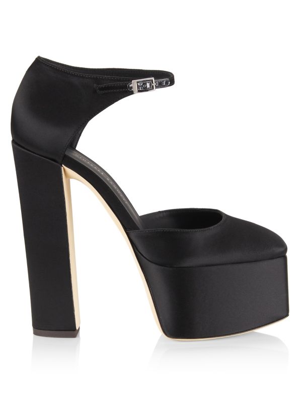 Hormone Satin Platform Pumps Giuseppe Zanotti